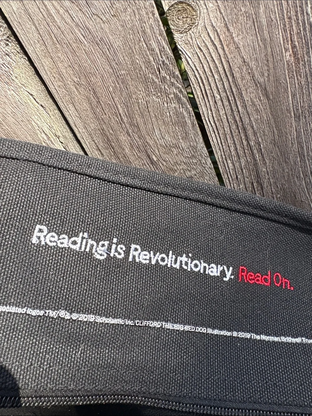 Scholastic Clifford reading tote!